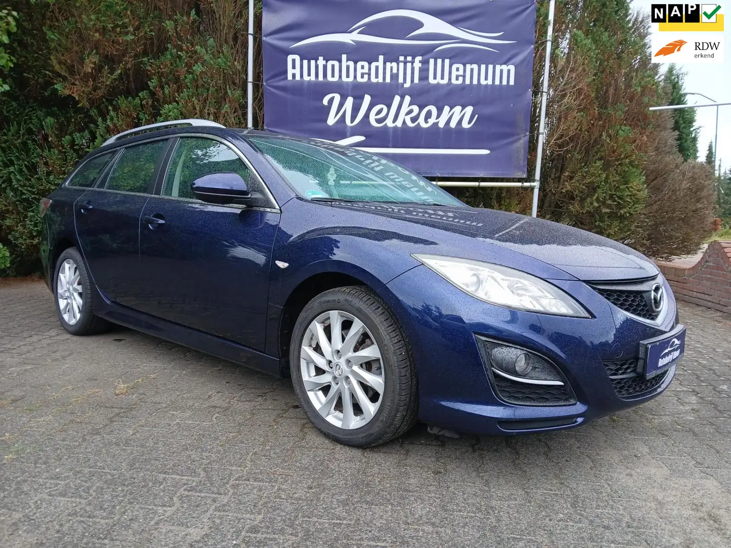 Mazda 6 Sportbreak 1.8 TS Cruise & Climate control, Metall Blauw - 1