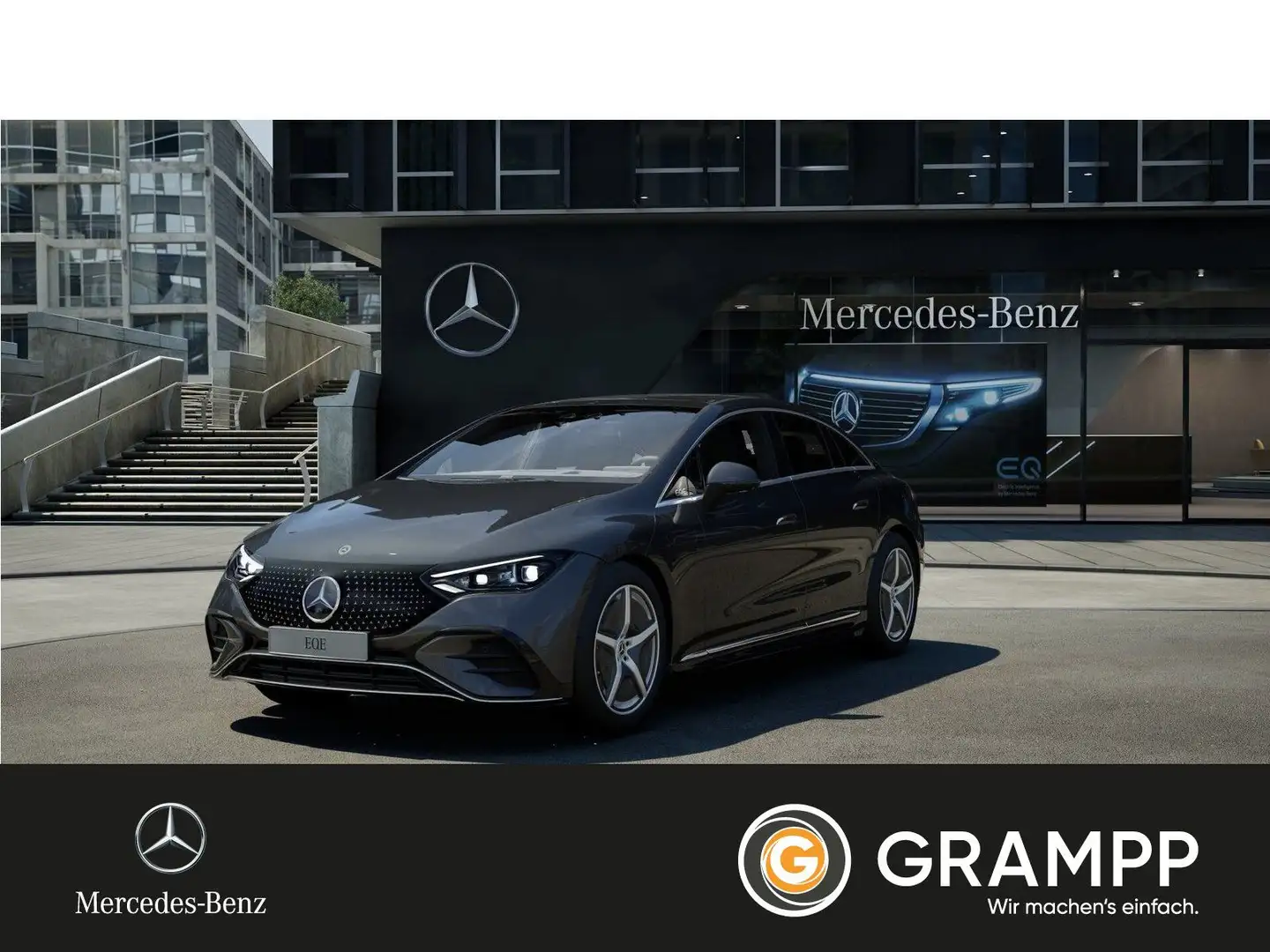 Mercedes-Benz EQE 350 AMG Airmatic/HUD/HAL/Burmester/Keyless Grau - 1