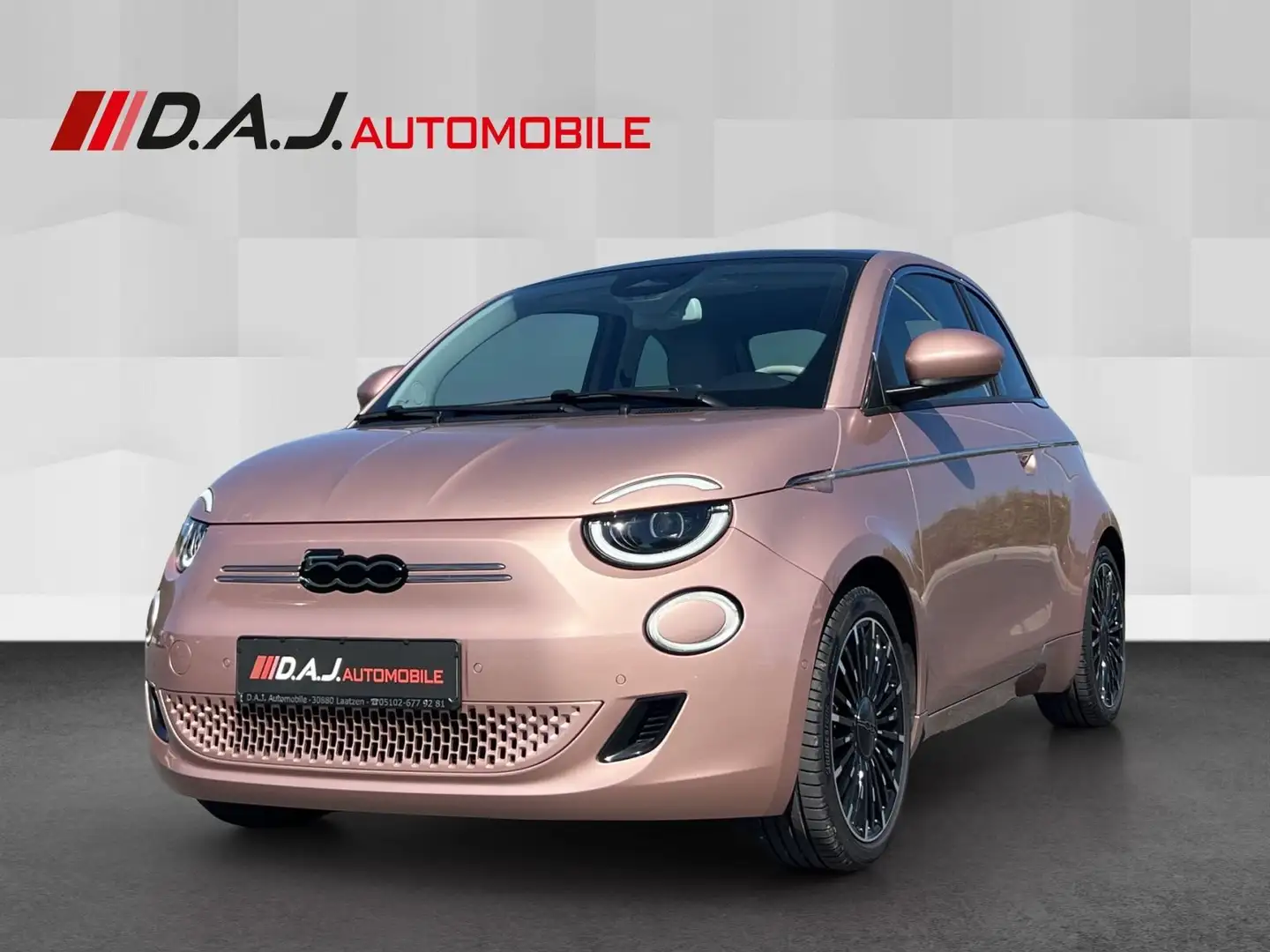 Fiat 500e La Prima 42 kWh Skydome LED ACC NAV SHZ RFK Gold - 1