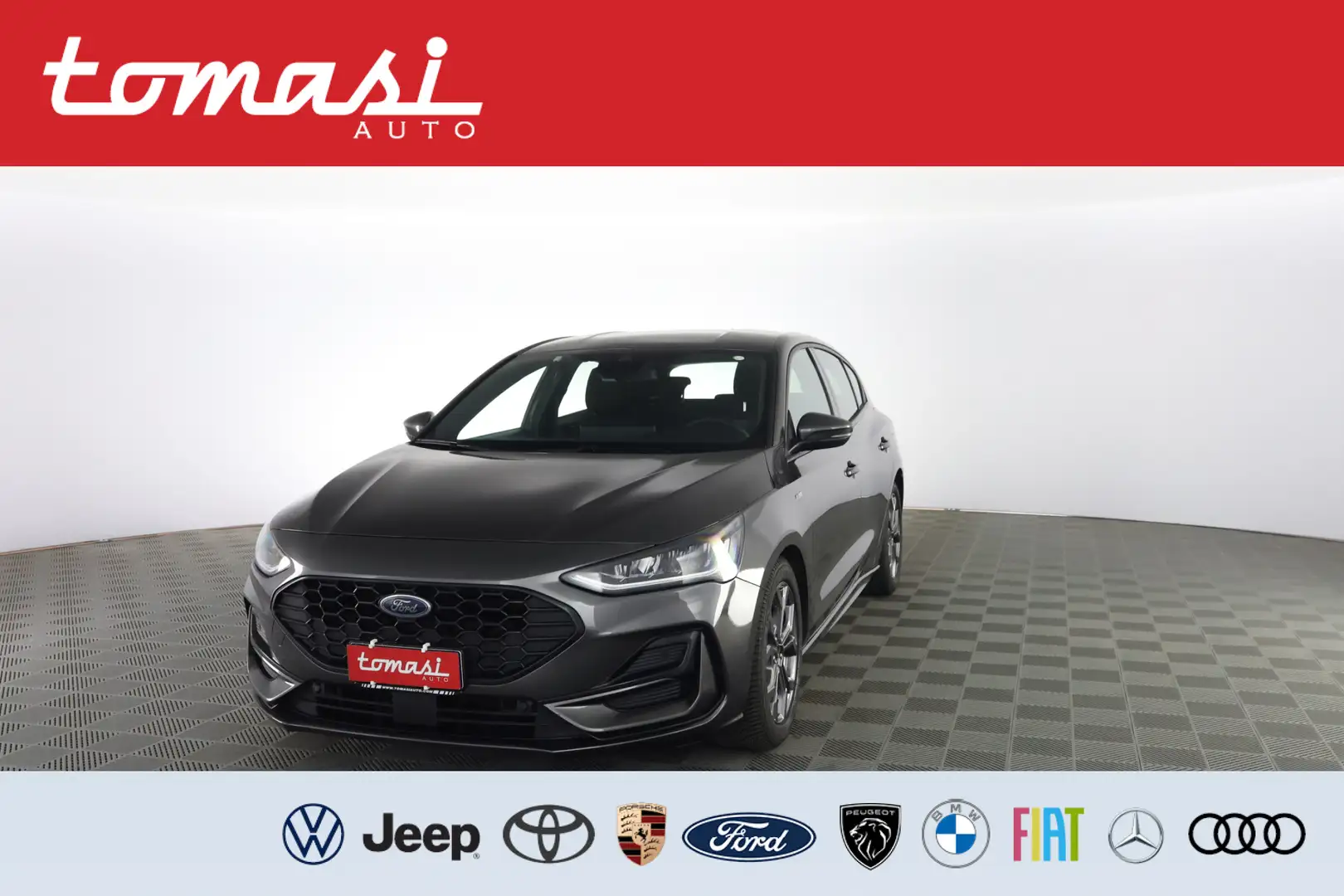 Ford Focus 1.5 EcoBlue 120 CV automatico 5p. ST-Line Gris - 1