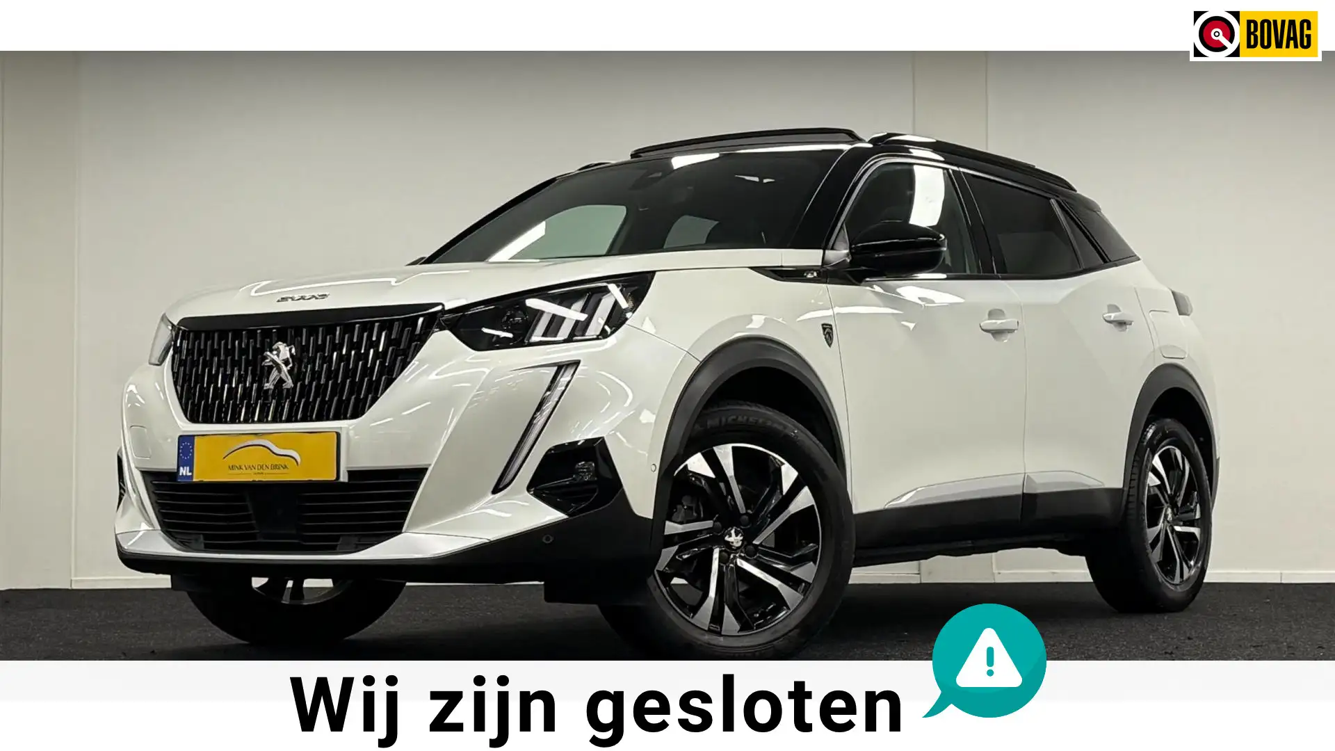 Peugeot 2008 1.2 Puretech GT*Panodak*Camera*Navi*Carplay*Cruise Blanc - 1