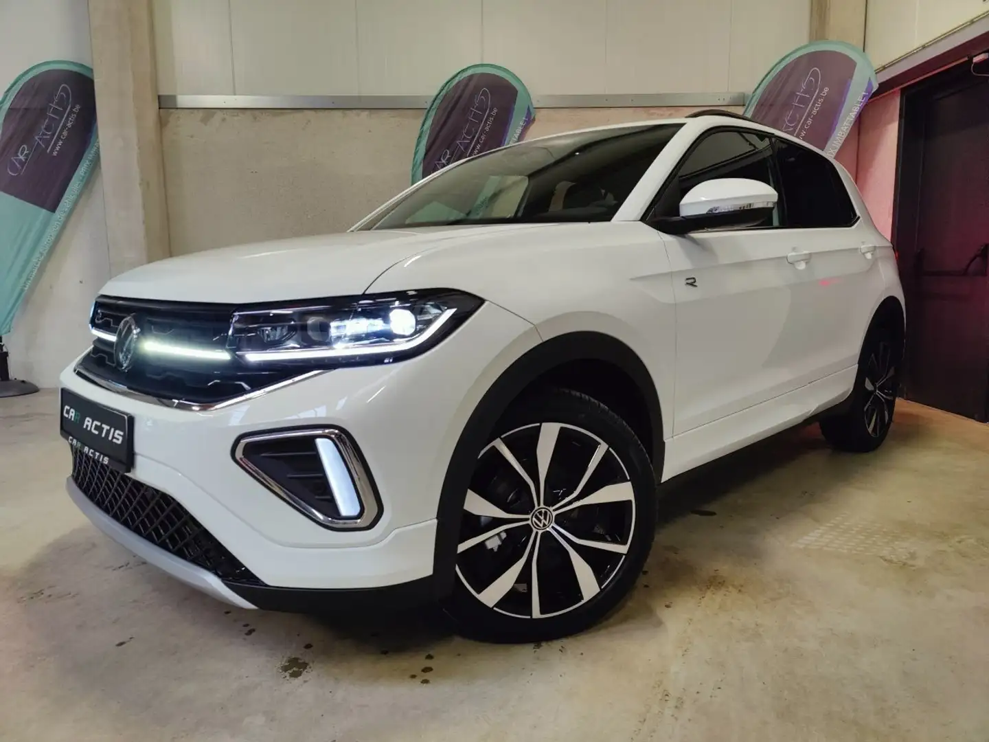 Volkswagen T-Cross 1.0TSI R-Line Limited- IQ - CLIM AUT - CAM - KESSY Blanc - 2