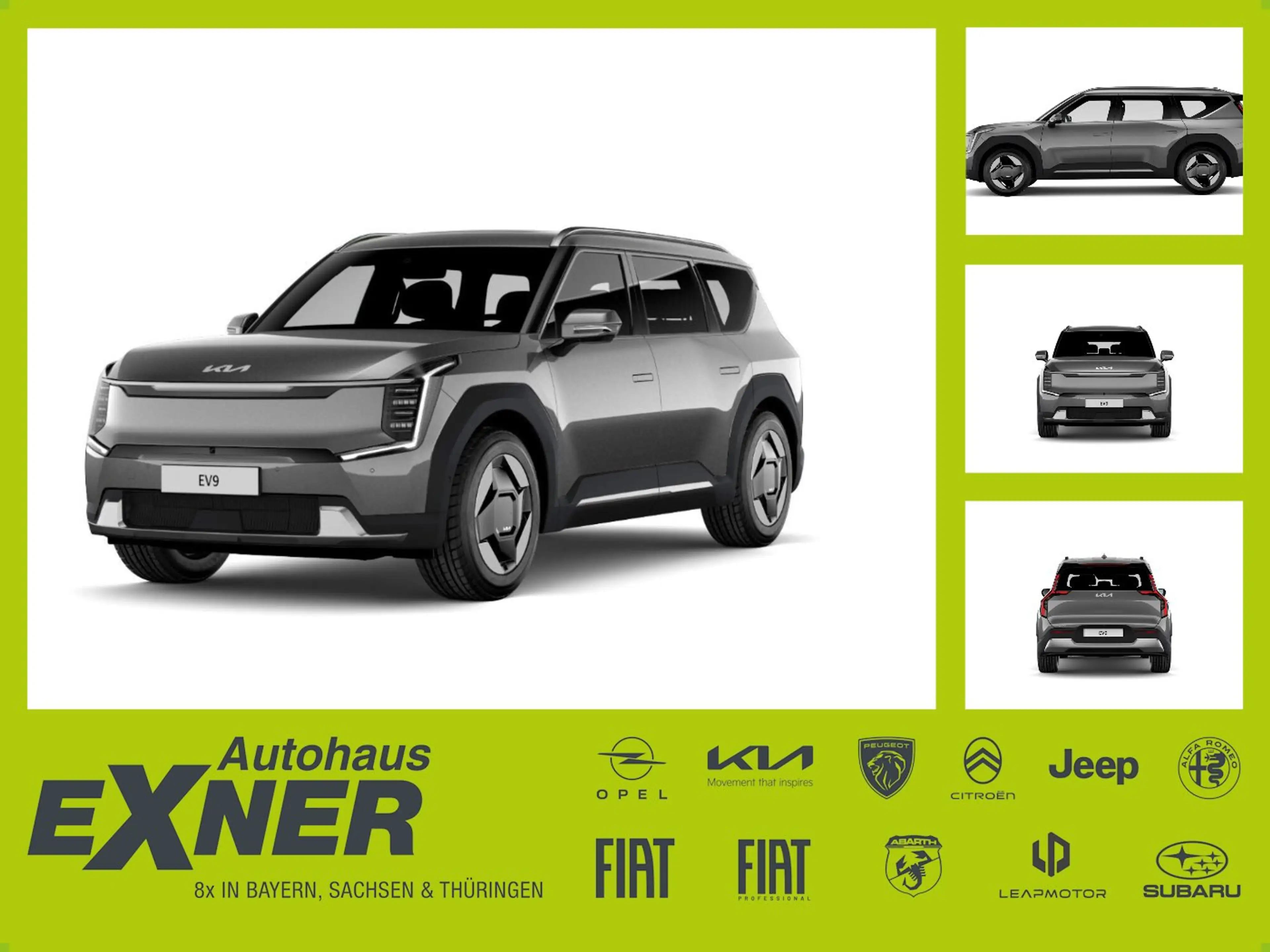 Kia EV9 Earth 99,8 kWh Head Up-Display, Panormadach