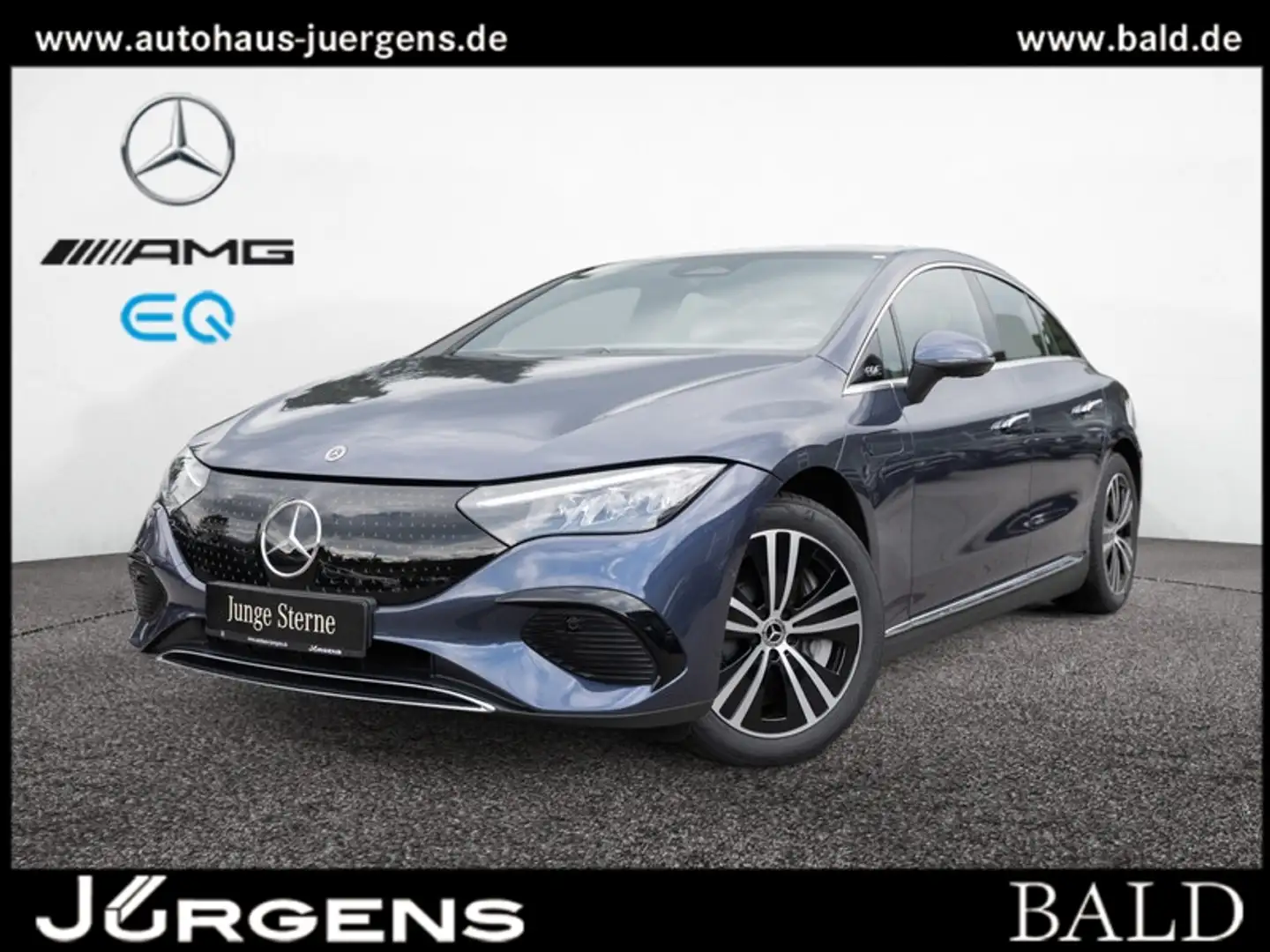 Mercedes-Benz EQE 300 ElectricArt/LED/Cam/Memo/Totw/Distr/19' Modrá - 2