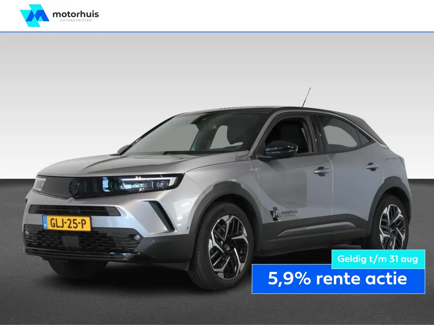 Opel Mokka-E Electric 54kWh 156pk Ultimate Longe Range Rijdende Grijs - 1