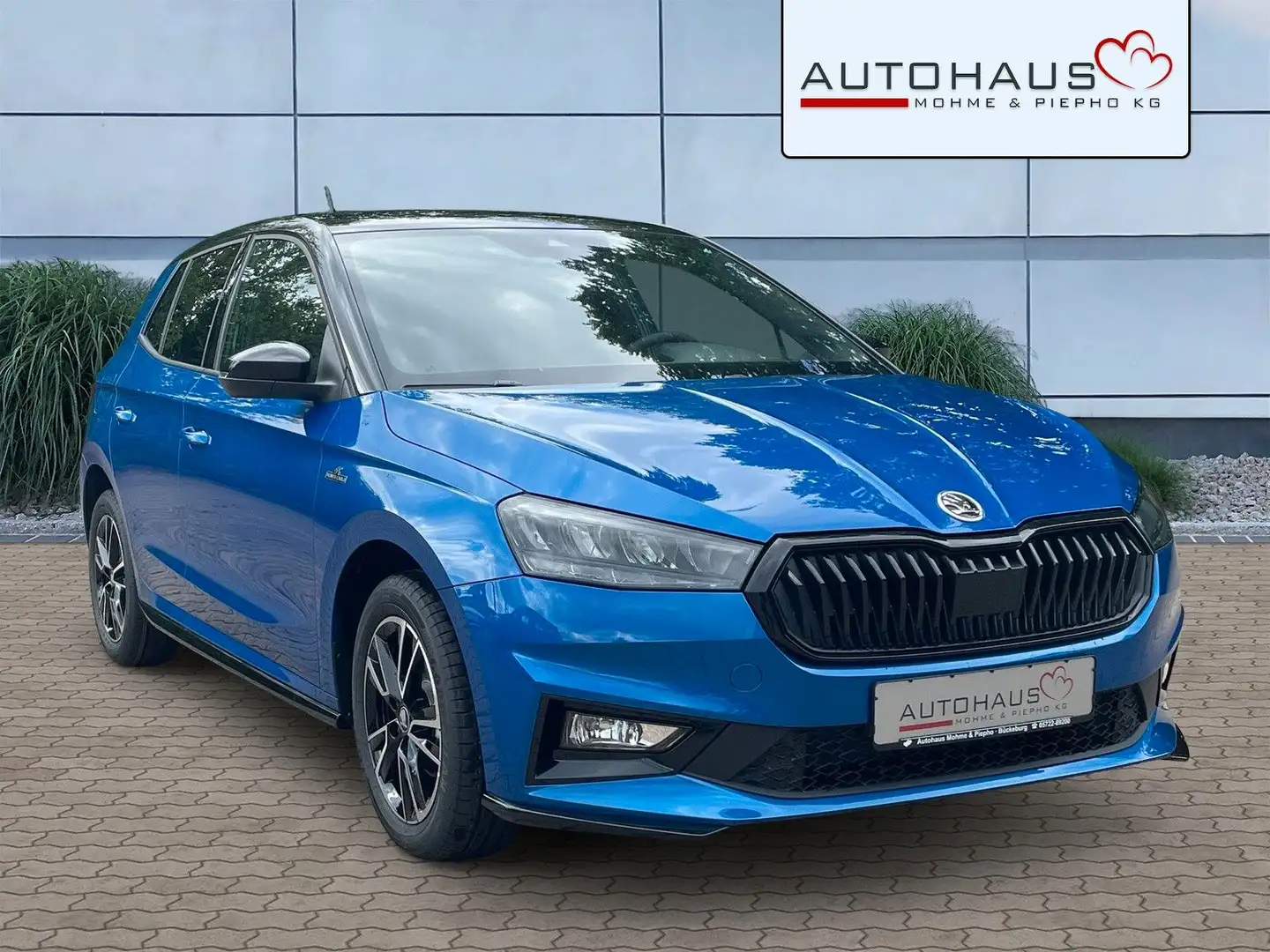 Skoda Fabia Monte Carlo MirrorLink, Sitzh., Frontass. Bleu - 1