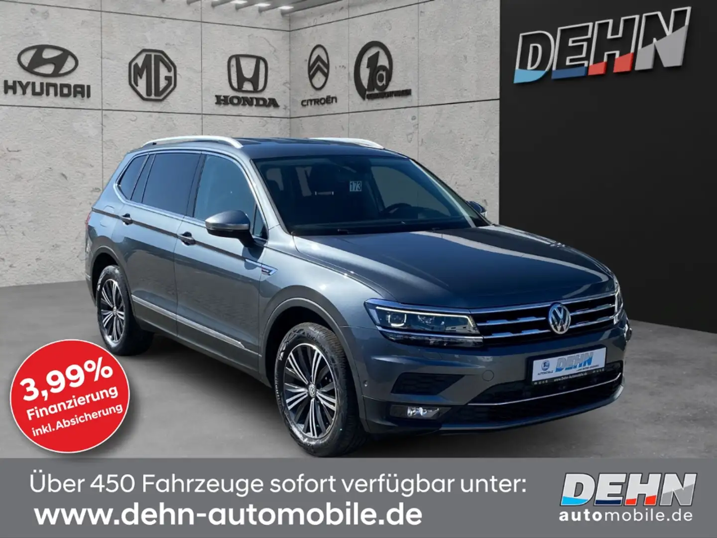 Volkswagen Tiguan Allspace 2.0 TSI Highline 4Motion 360Ca Grijs - 1