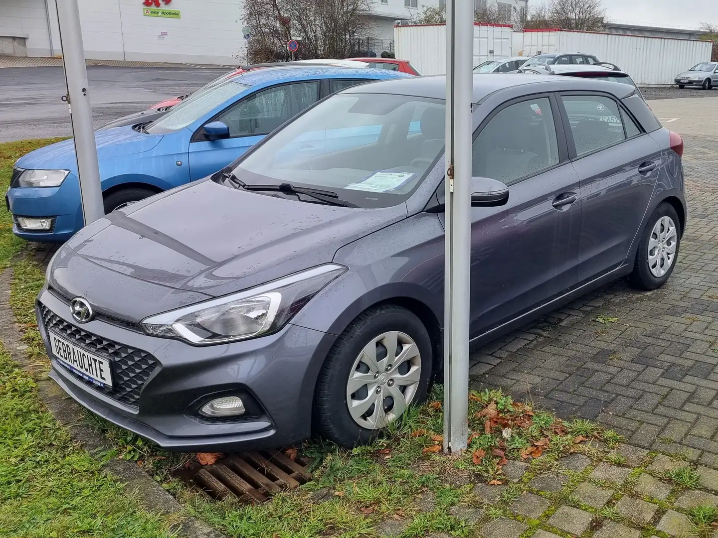 Hyundai i20 SELECT/BC/KLIMA/BC/NSW/TFL/ZV/SERVO/MFL/ Grau - 2