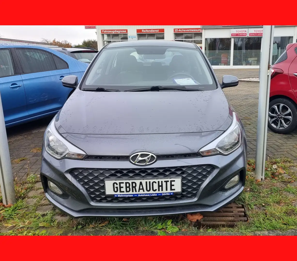 Hyundai i20 SELECT/BC/KLIMA/BC/NSW/TFL/ZV/SERVO/MFL/ Grau - 1