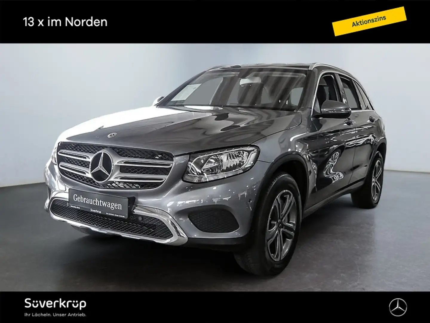 Mercedes-Benz GLC 350 e 4M AHK KAMERA PDC SHZ Grijs - 1