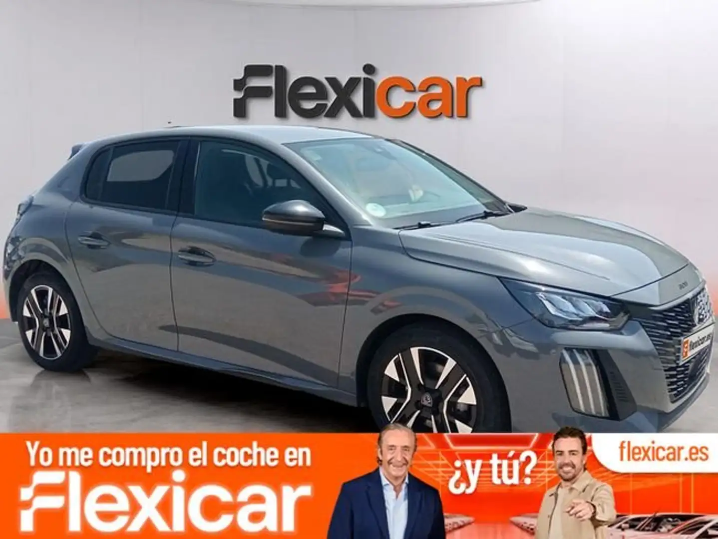 Peugeot 208 Allure Gasolina 100 S&S 6 Vel. MAN Gris - 1