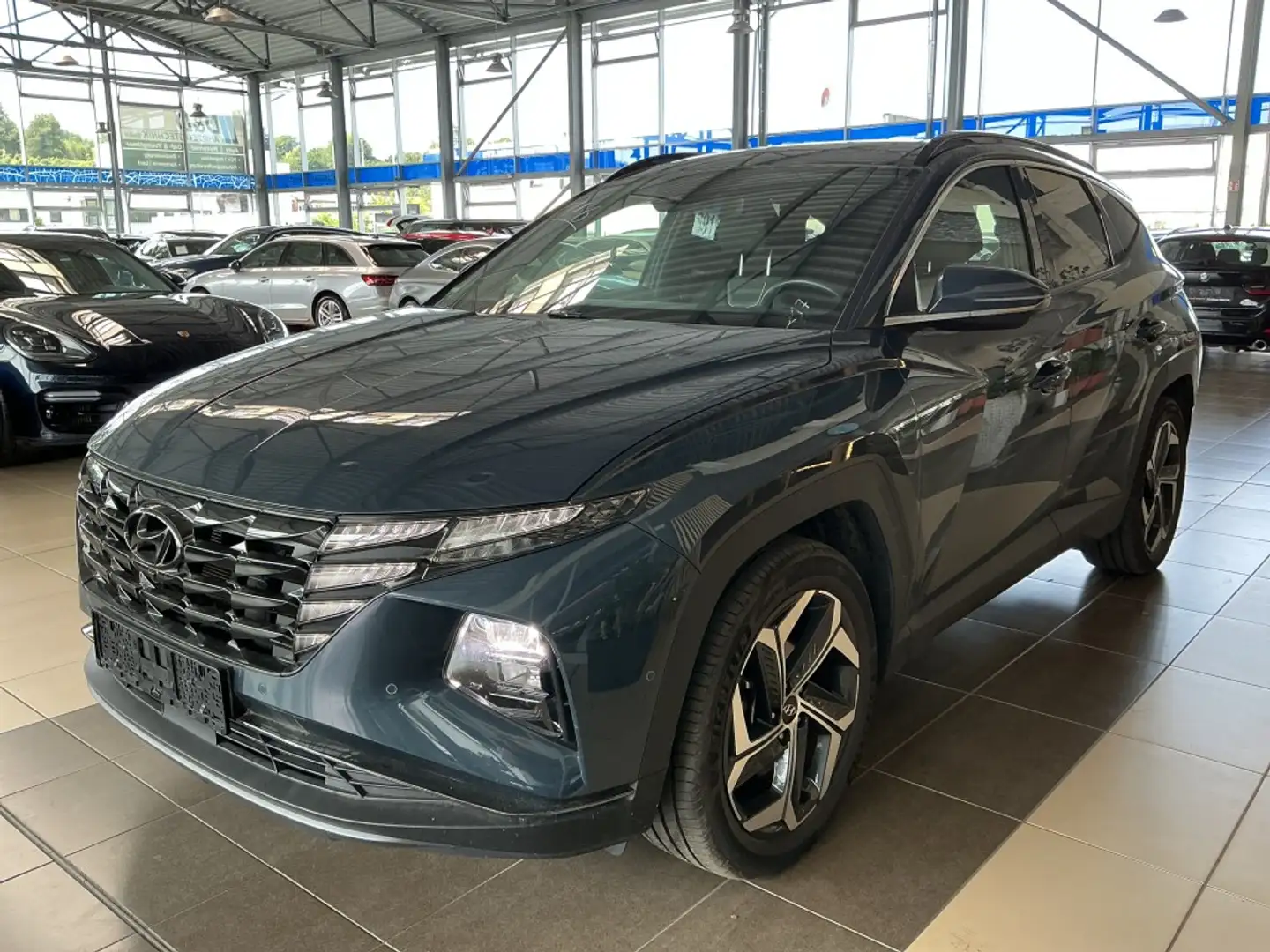 Hyundai TUCSON Prime Hybrid 4WD Pano. KRELL 360°Cam NSCC Blau - 1
