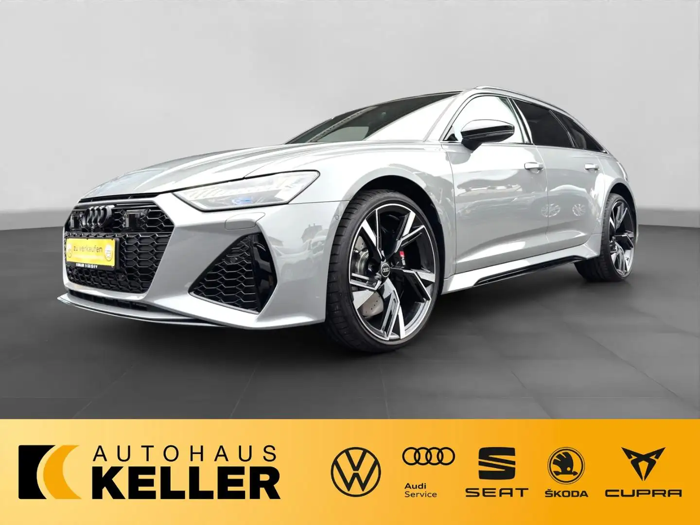 Audi RS6 Avant RS6 4.0 TFSI quattro AHK/B&O/22"/HUD/Pano/SH Šedá - 2