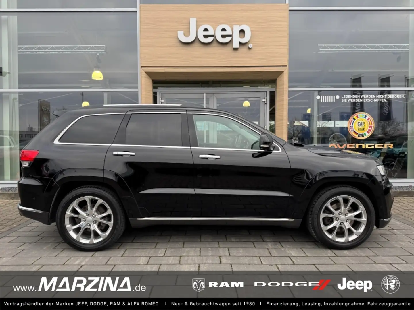 Jeep Grand Cherokee 3.0 CRD Summit Luftfederung El. Panodach Navi Memo Schwarz - 1