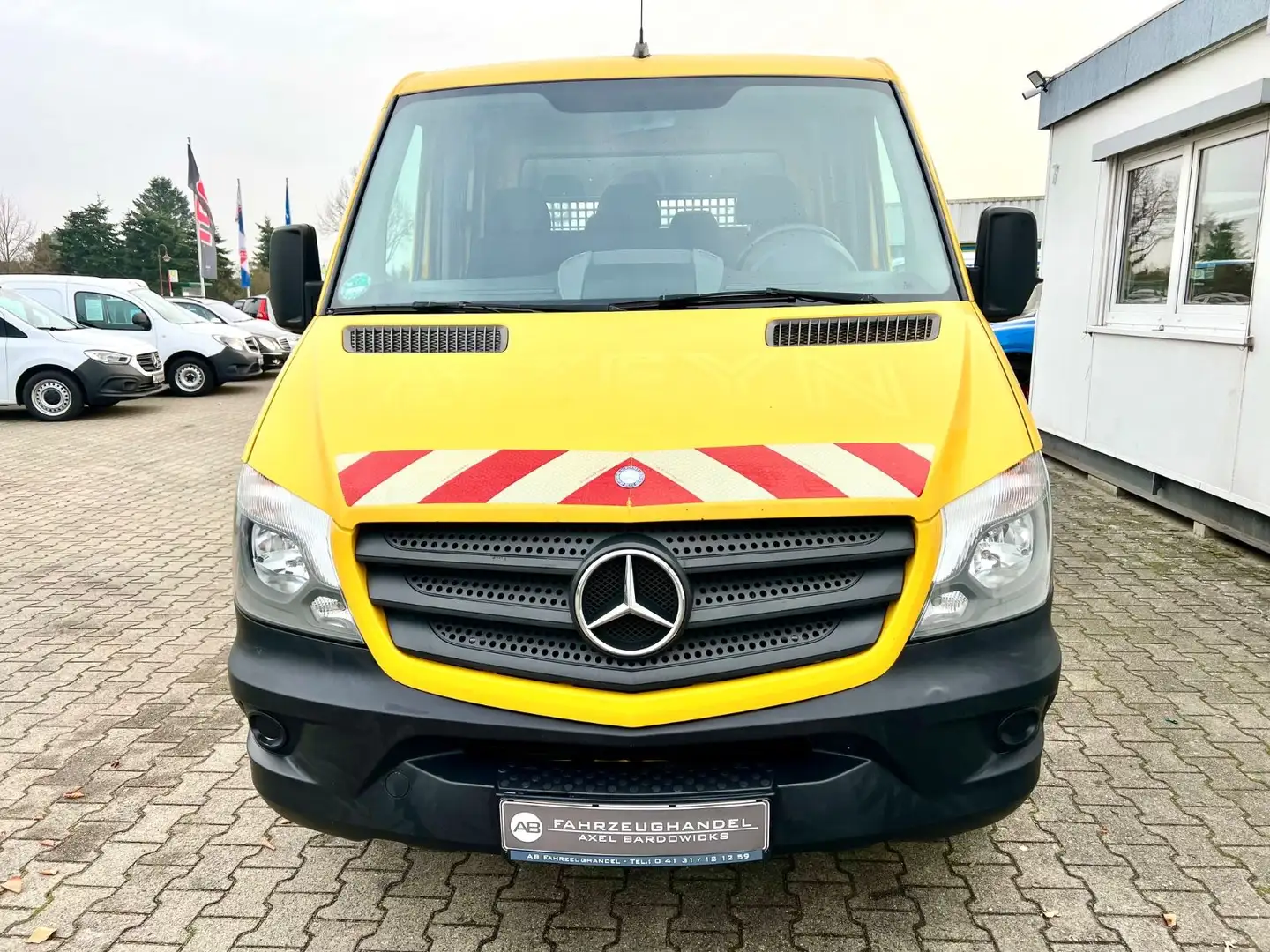 Mercedes-Benz Sprinter 313 CDI DoKa Pritsche / Klima / Standh. Gelb - 2