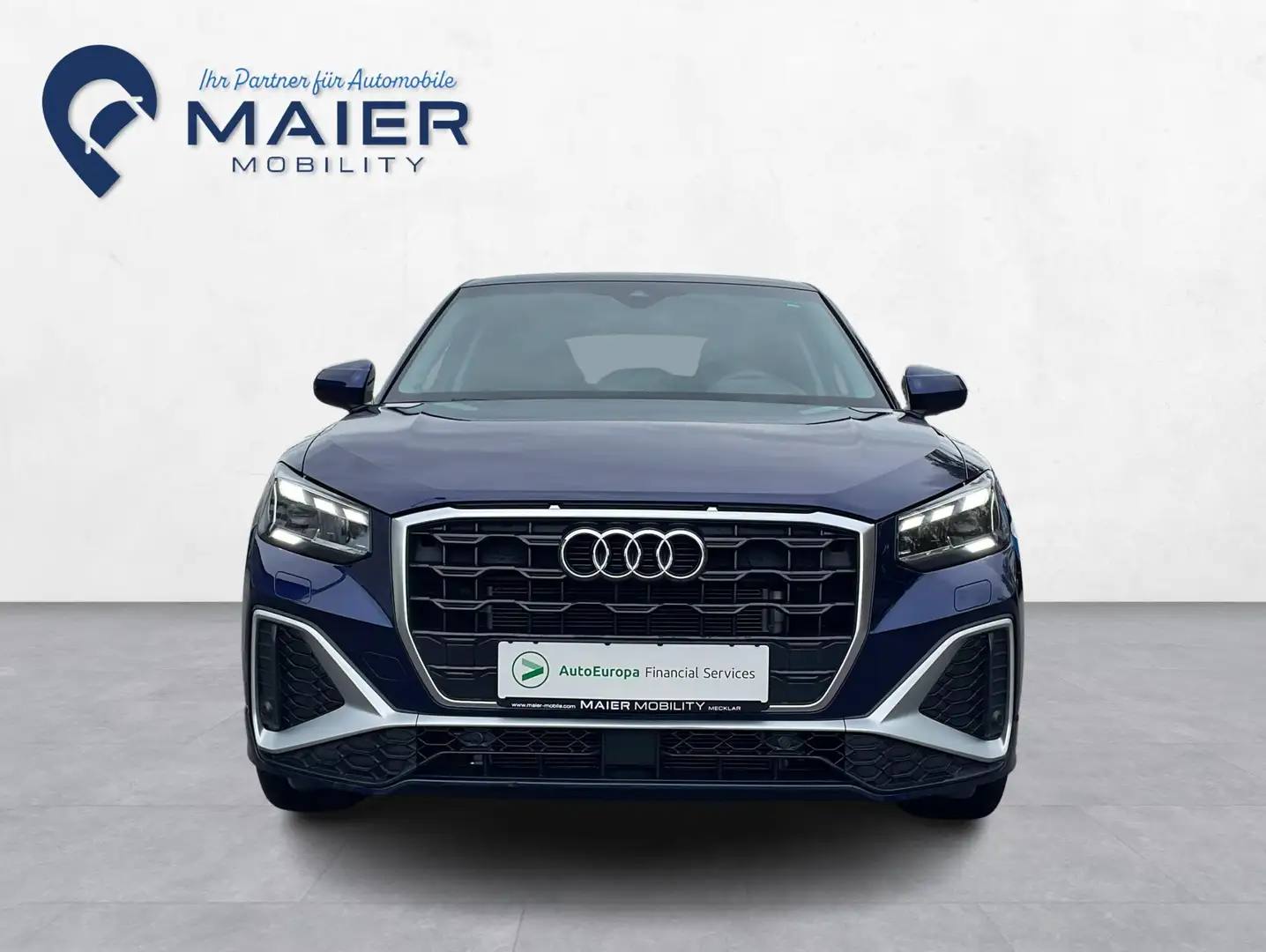 Audi Q2 35 TDI S line-Matrix-LED-Virtual-ACC-DAB Blau - 2