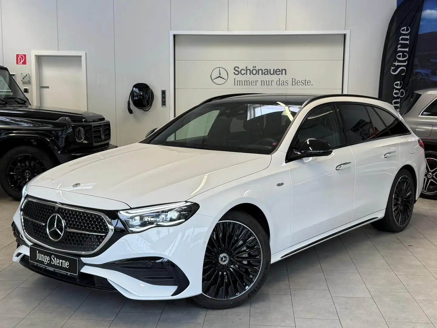 Mercedes-Benz E 300 de T AMG PREMIUM PLUS+NAPPA+HUD+AIRMATIC Wit - 1