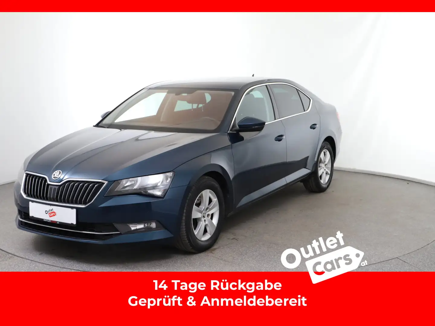 Skoda Superb Ambition TDI DSG Blau - 1