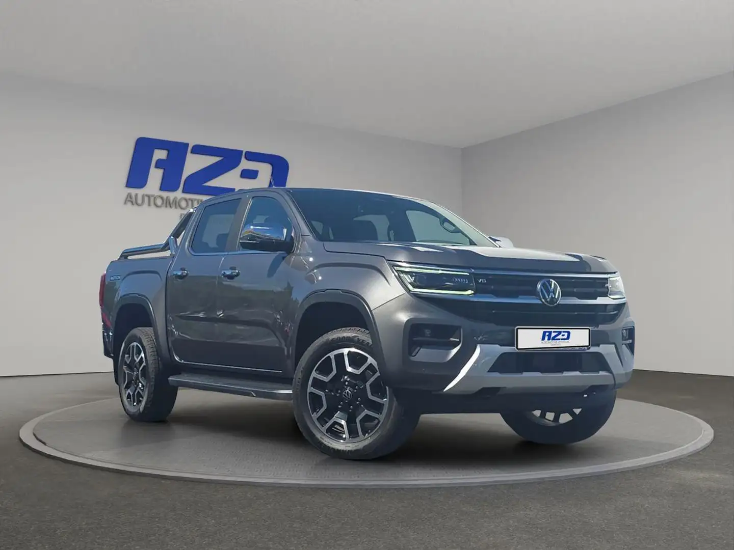 Volkswagen Amarok TDI Doka 4Mot A-LEDER MATRIX AHK ACC R.KAMERA Gris - 2