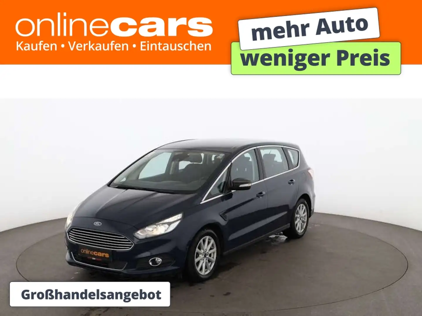 Ford S-Max 2.0 TDCi Titanium Aut NAVI ASSIST SITZHZG Blau - 1