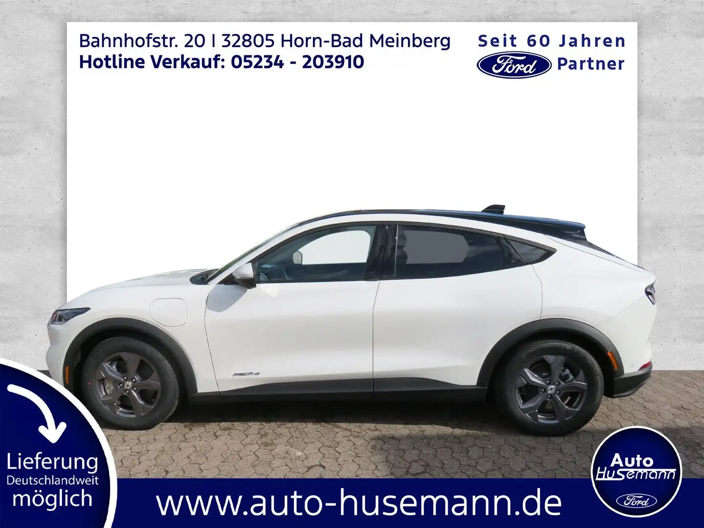 Ford Mustang Mach-E Basis Blanc - 2