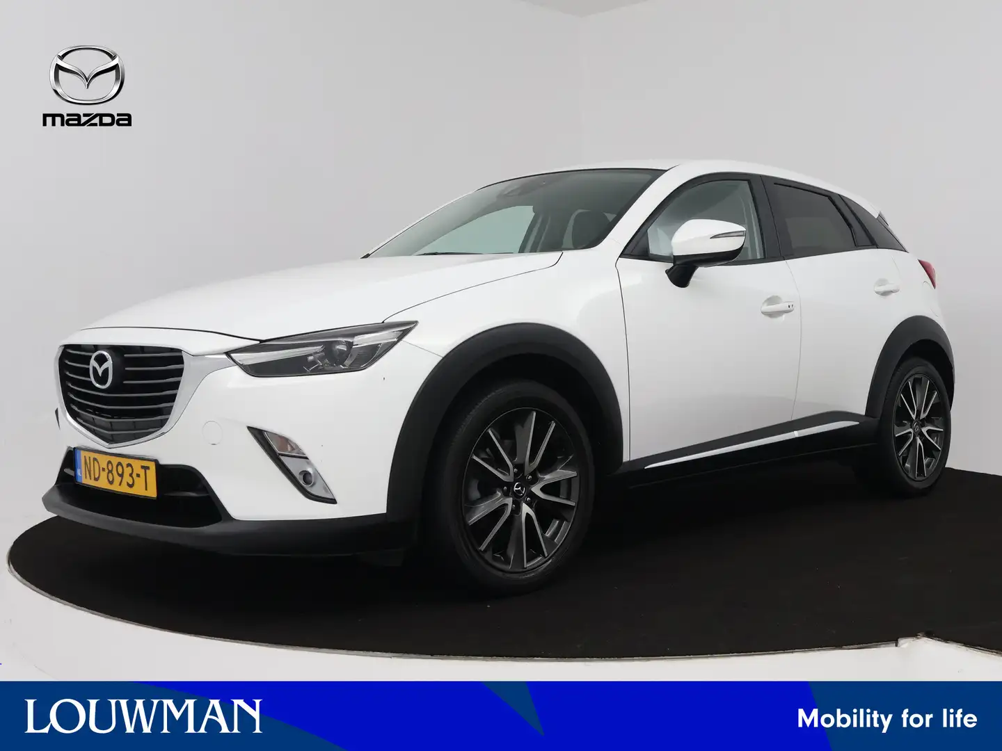Mazda CX-3 2.0 SkyActiv-G 120 GT-M Line | Trekhaak | Navigati Weiß - 1
