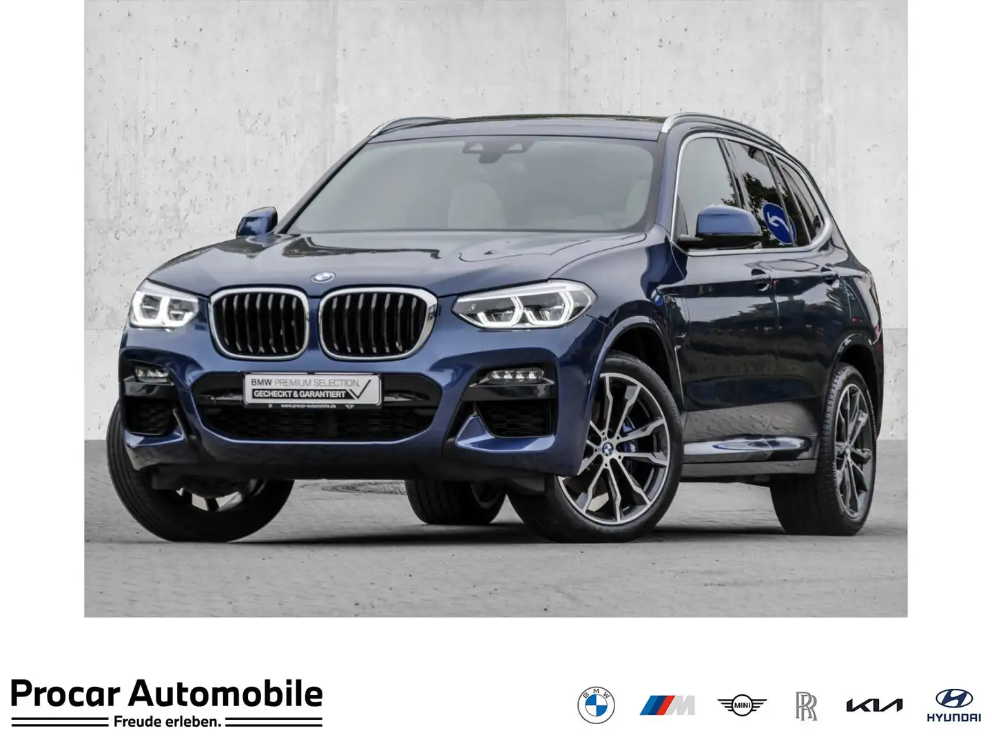BMW X3 xDrive30e Blau - 1