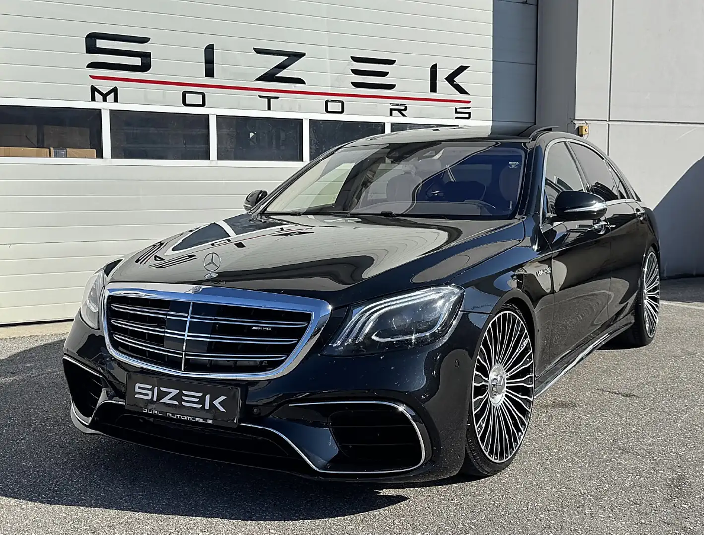Mercedes-Benz S 500 4MATIC lang Aut.|FACELIFT S 63 LOOK Schwarz - 1