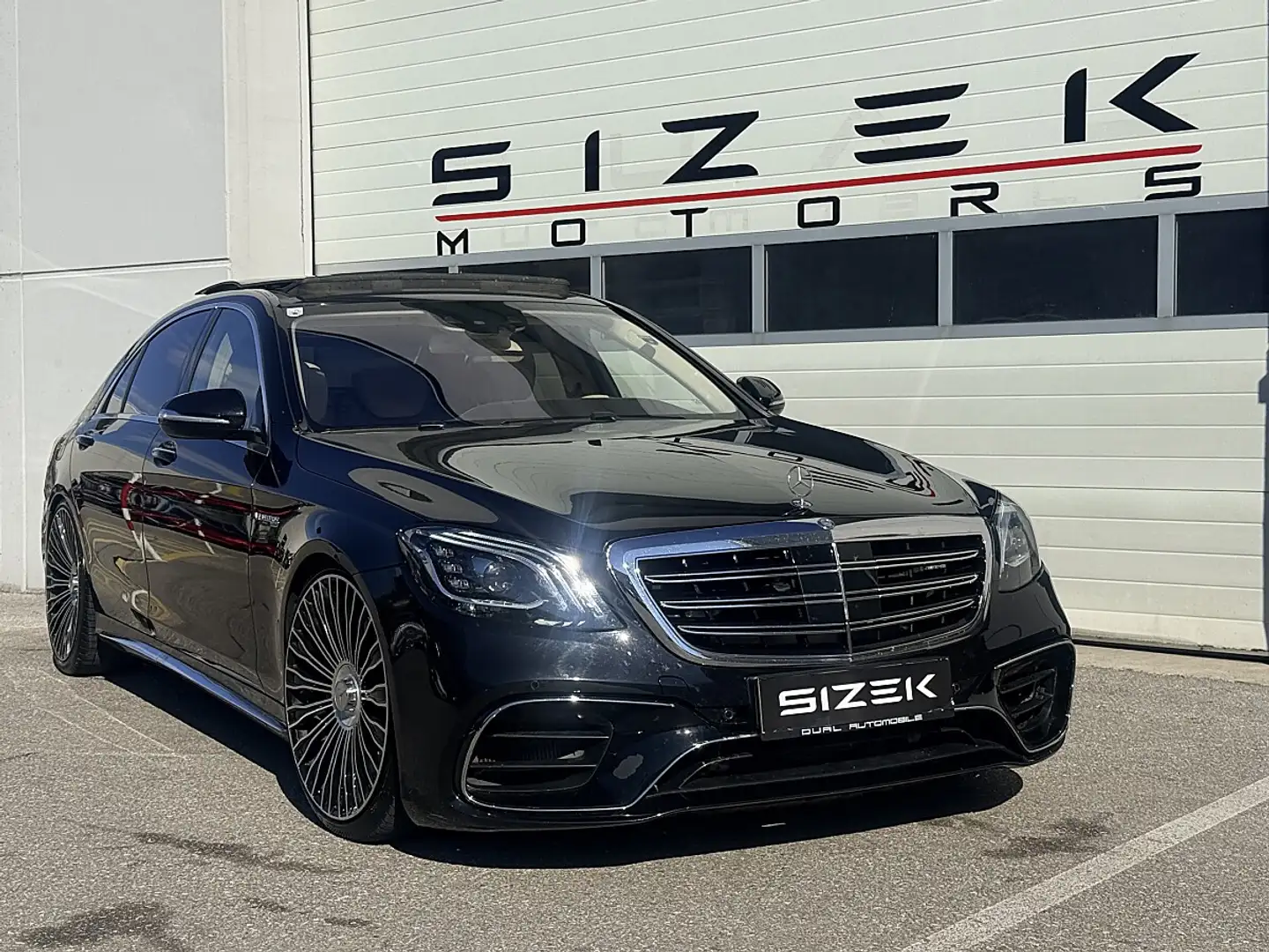 Mercedes-Benz S 500 4MATIC lang Aut.|FACELIFT S 63 LOOK Schwarz - 2