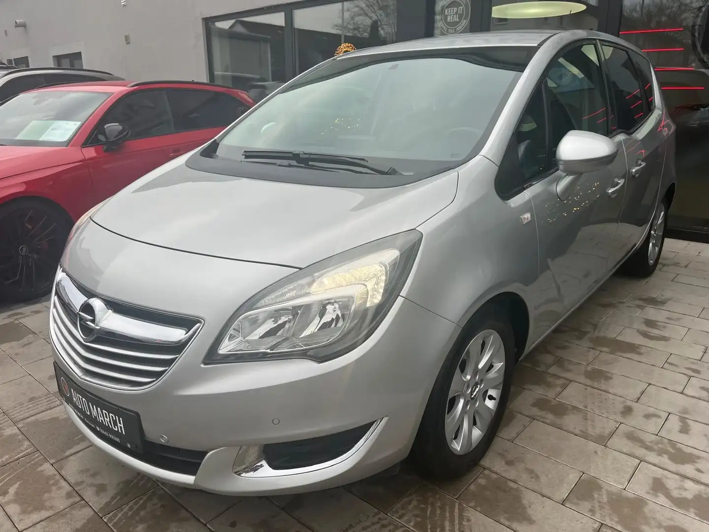 Opel Meriva B Innovation*PDC*8xbereift* Silber - 1