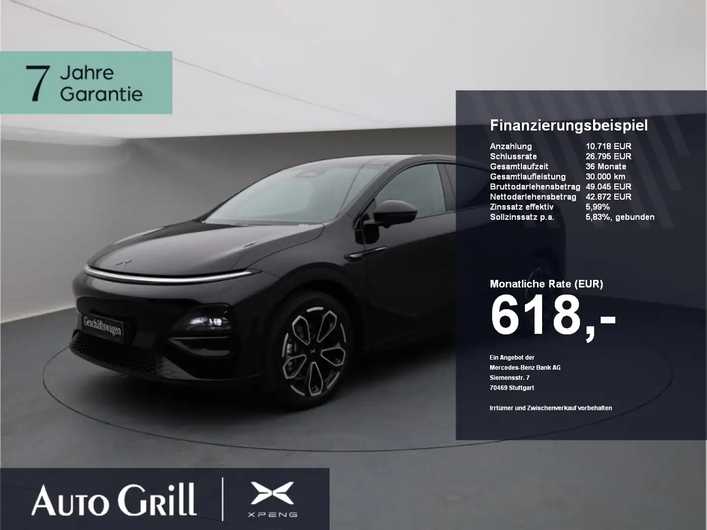 Xpeng G6 Performance AWD 2025 AHK CarPlay 360Kam Pano Bleu - 1