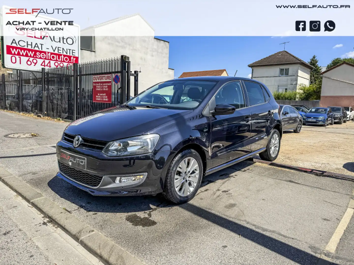 Volkswagen Polo 1.4 85CH LIFE 5P Noir - 1