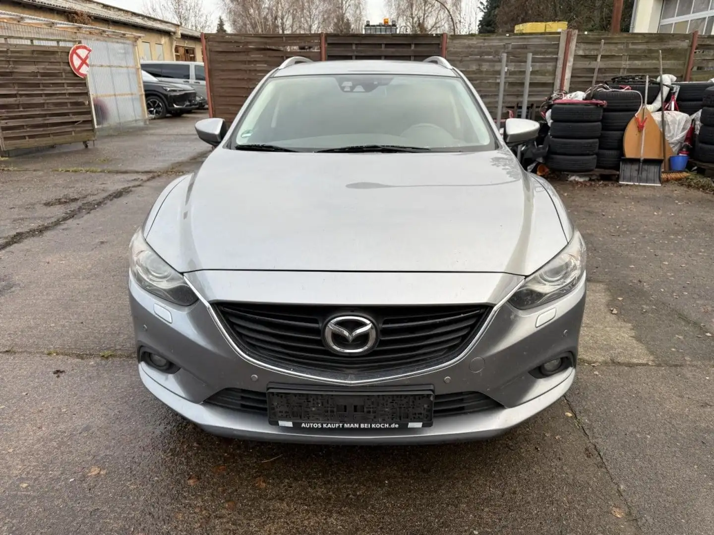 Mazda 6 Kombi Sports-Line MOTORSCHADEN BIXENON SZHZG Argent - 2