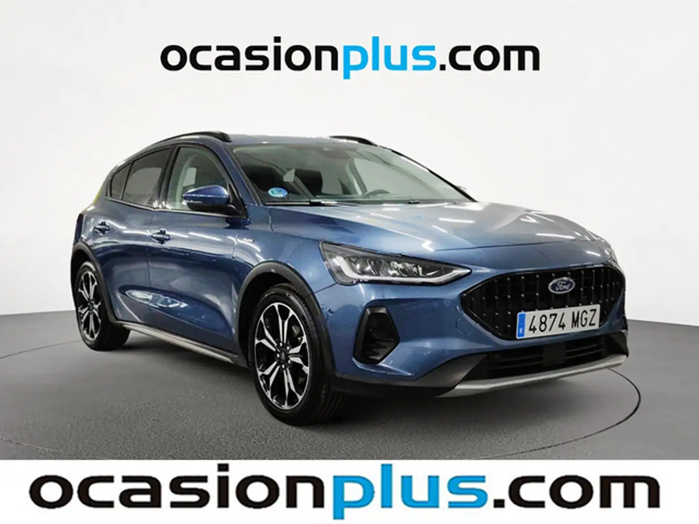 Ford Focus 1.0 Ecoboost MHEV Active 155 Bleu - 2