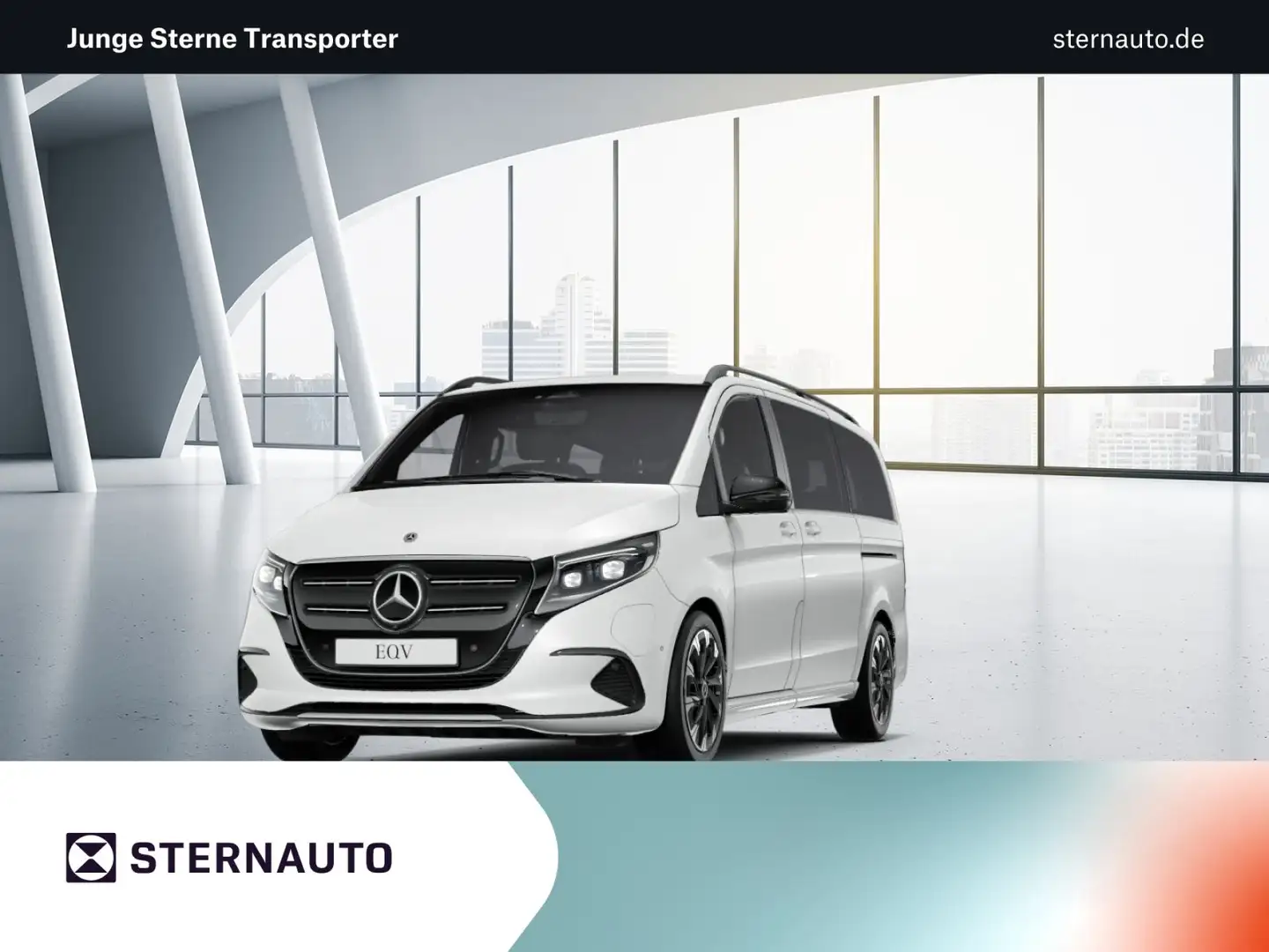 Mercedes-Benz EQV 300 EQV 300 AVA/L AIRMAT.DISTR.Leder Widescreen Blanc - 1