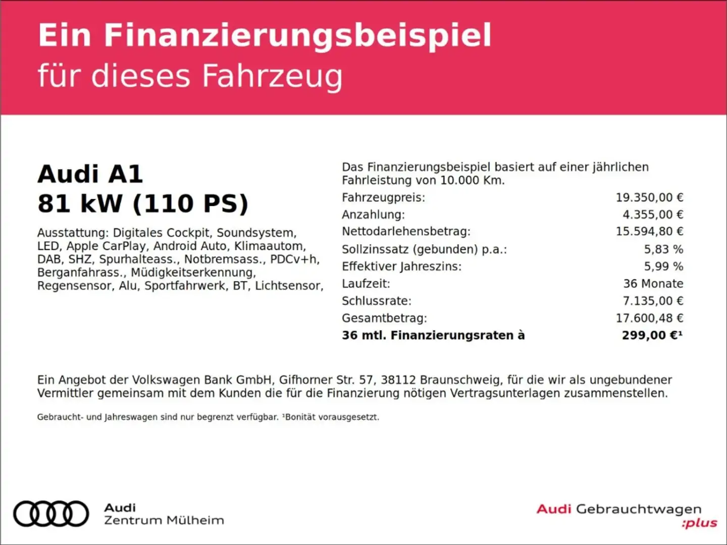 Audi A1 Sportback 30 TFSI S line LED APS Plus virtual Grey - 2