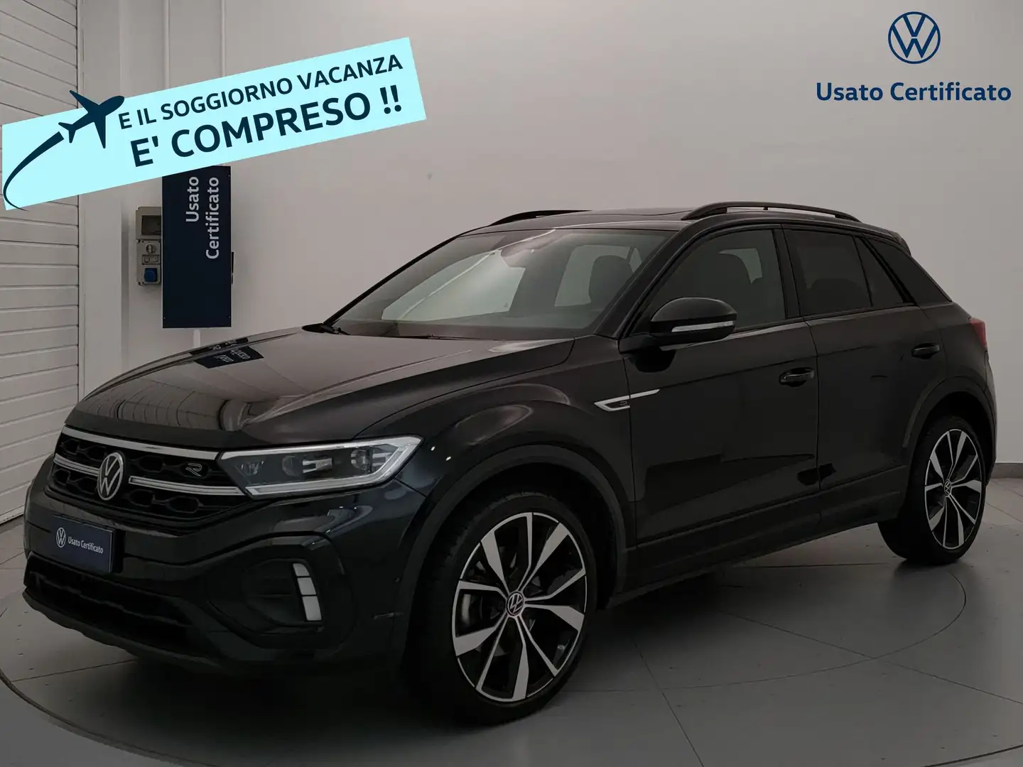 Volkswagen T-Roc T-Roc 2.0 TDI SCR 150 CV DSG R-Line Zwart - 1