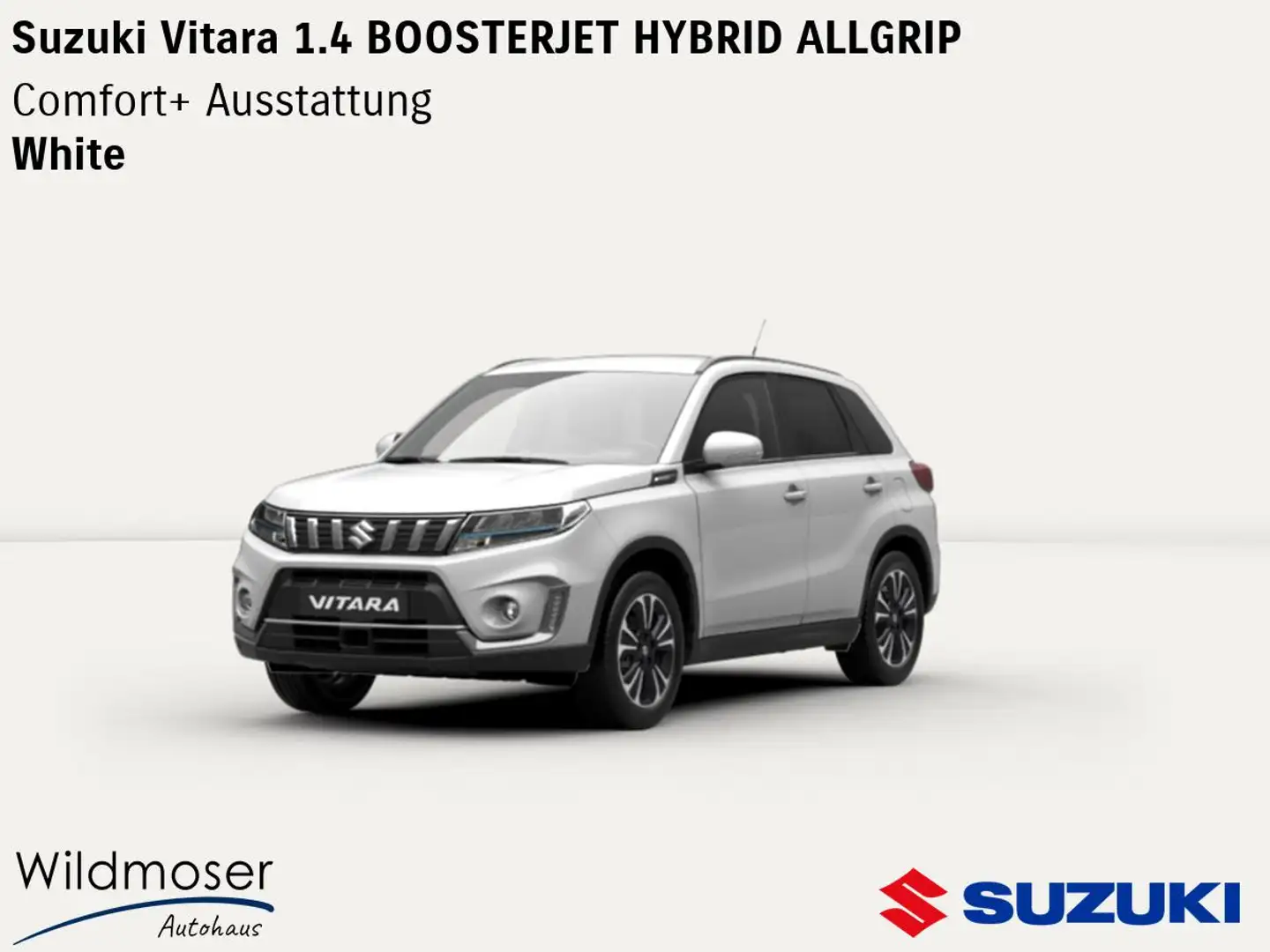 Suzuki Vitara ❤️ 1.4 BOOSTERJET HYBRID ALLGRIP ⏱ Sofort verfügba Weiß - 1