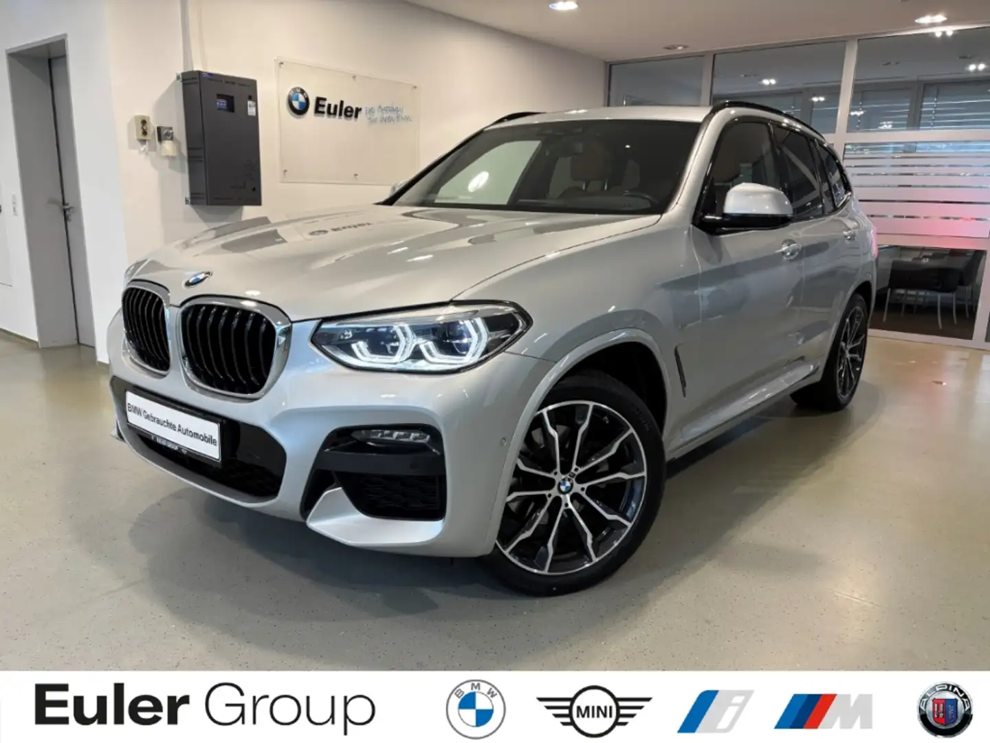 BMW X3 xDrive 20i M Sportpaket AHK Pano Navi Leder HUD Al Silber - 1