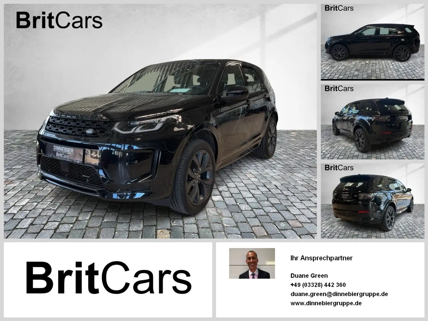 Land Rover Discovery Sport 1.5 P300e AHK,Winter.Sitzh. Noir - 1