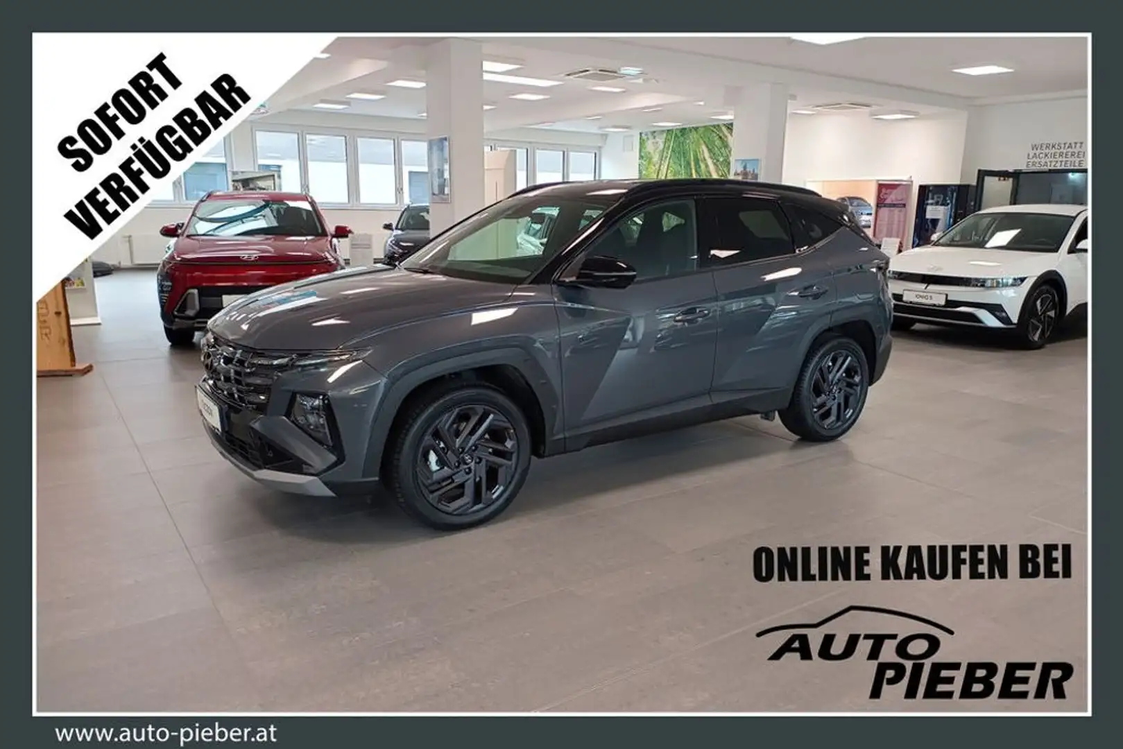 Hyundai TUCSON 1,6 T-GDI HEV 2WD 20th Anniversary *Matrix* Grau - 1