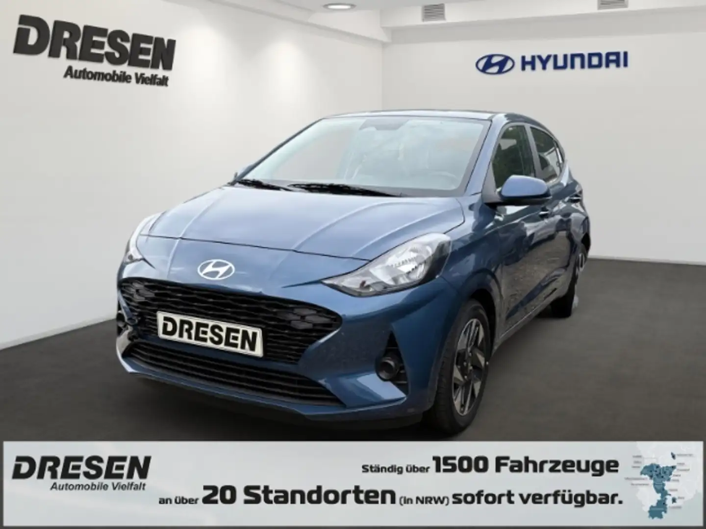 Hyundai i10 1.2 Trend Navi*Sitzheizung*Kamera*Tempomat*PDC Bleu - 1