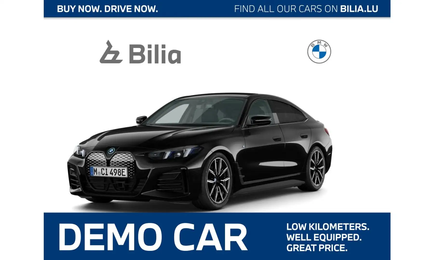 BMW i4 eDrive40 M Sport M Sportpaket HK HiFi DAB Noir - 1