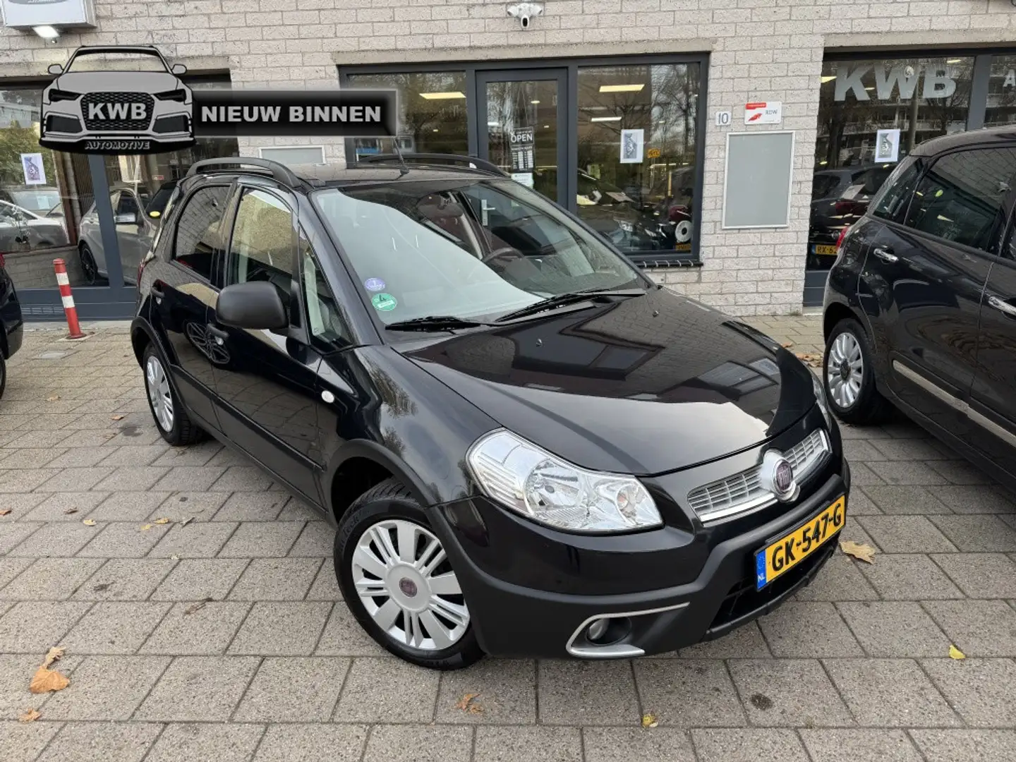 Fiat Sedici 1.6-16V Young Nieuwe type Apk Airco Zwart - 1
