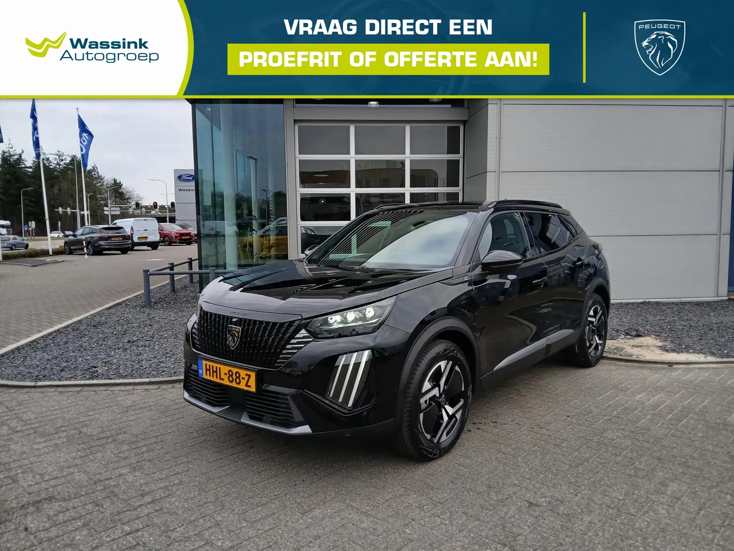 Peugeot e-2008 EV 54kWh 156pk GT Avantage | Navigatie | Electrisc Negru - 1