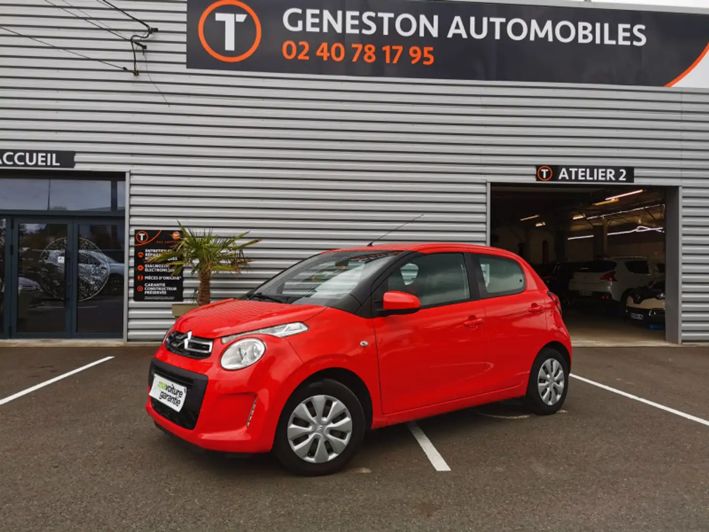 Citroen C1 VTI 72 S\u0026S FEEL 5P E6.D-TEMP Rouge - 1