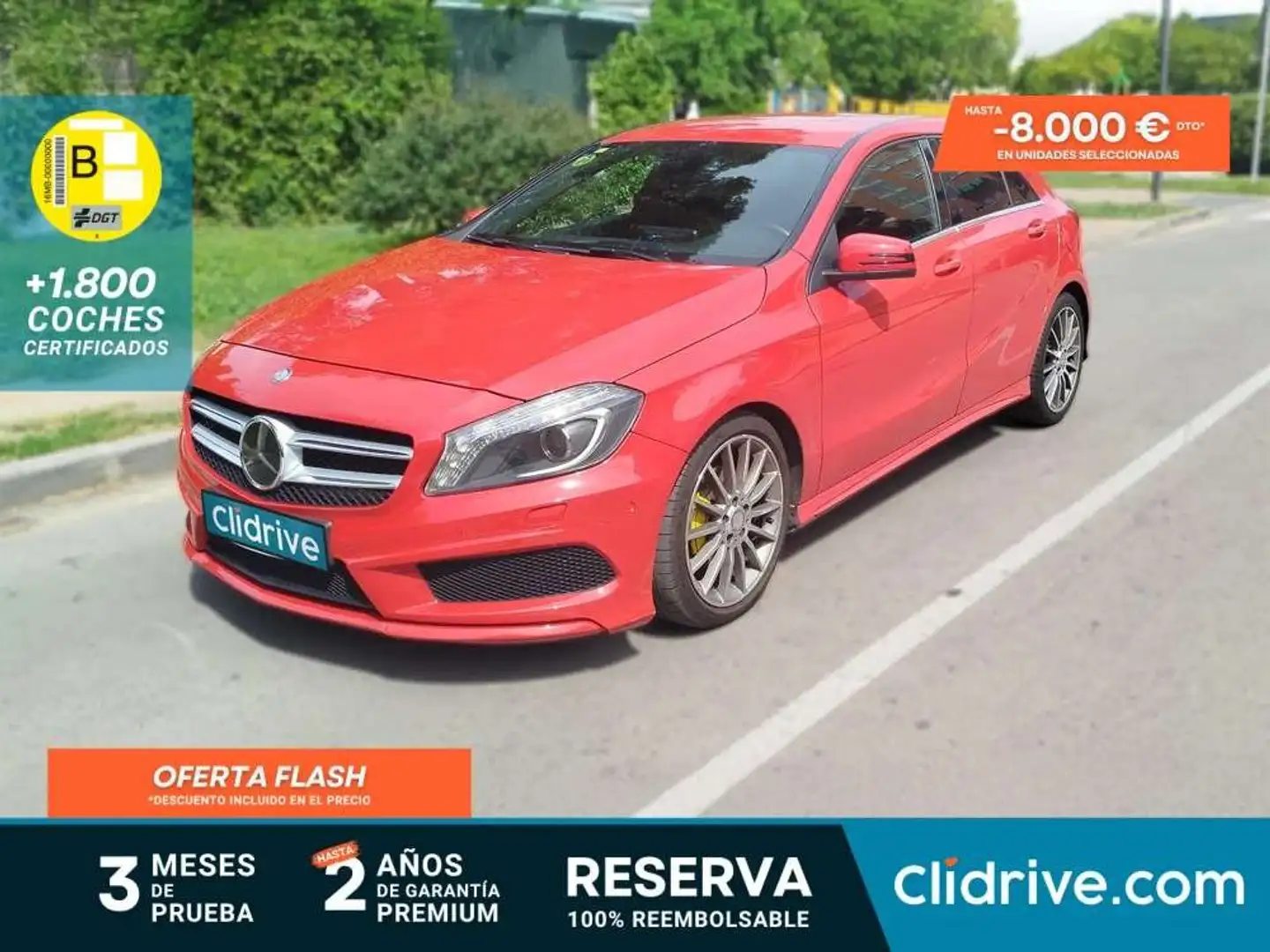 Mercedes-Benz A 180 180CDI Aut. Rojo - 1