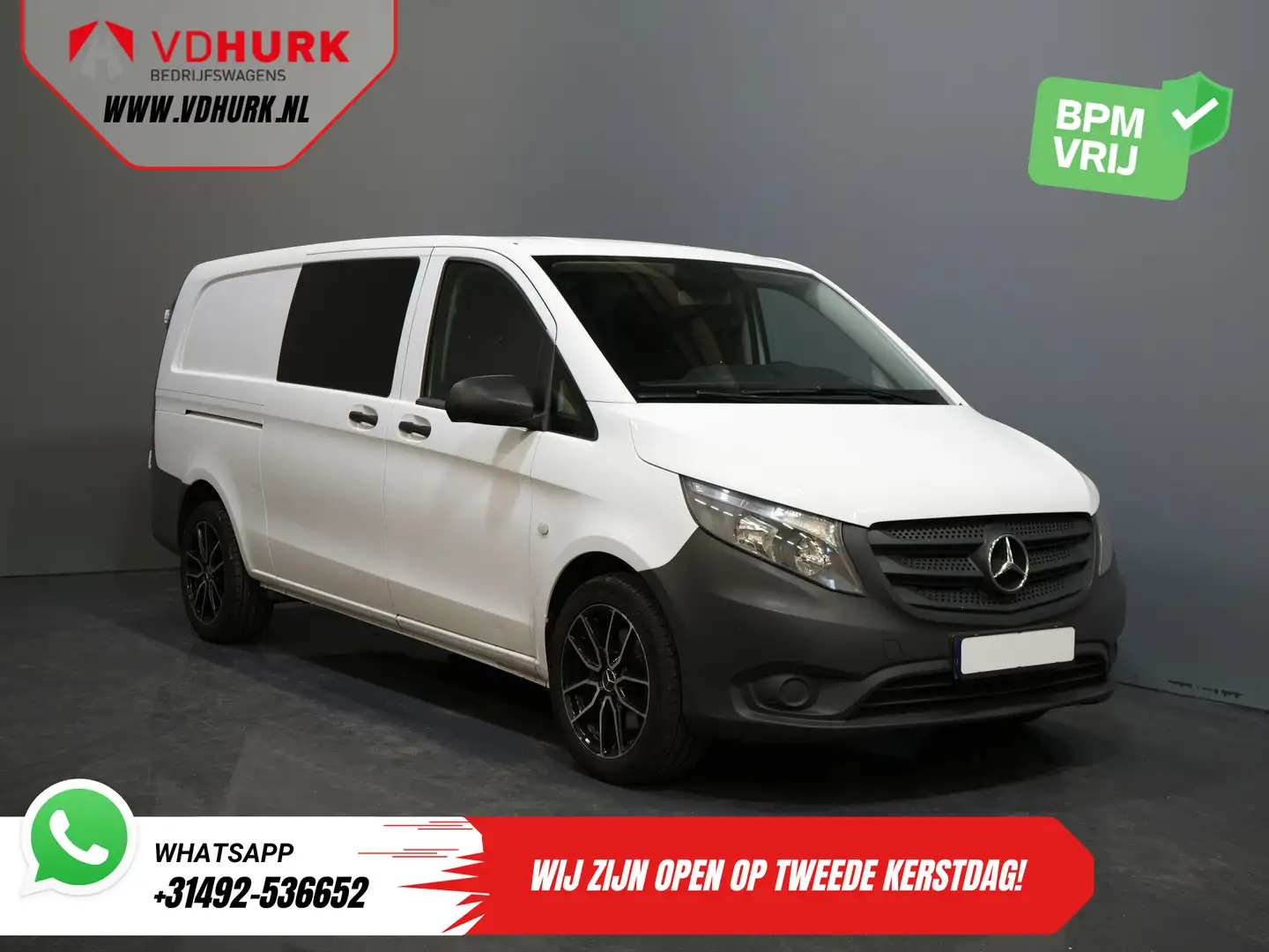 Mercedes-Benz Vito 114 CDI Aut. L3 XL EXPORT ONLY 2x Schuifdeur/ LMV/ Blanc - 1