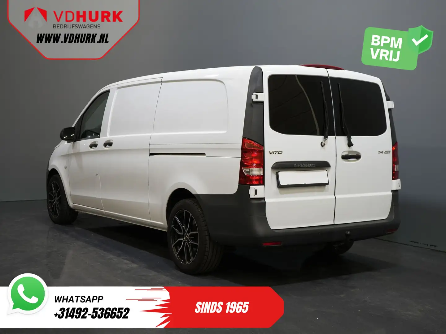 Mercedes-Benz Vito 114 CDI Aut. L3 XL EXPORT ONLY 2x Schuifdeur/ LMV/ Wit - 2