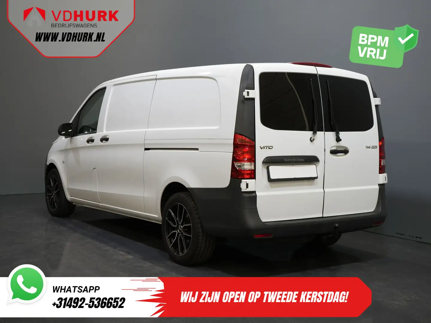 Mercedes-Benz Vito 114 CDI Aut. L3 XL EXPORT ONLY 2x Schuifdeur/ LMV/ Blanc - 2